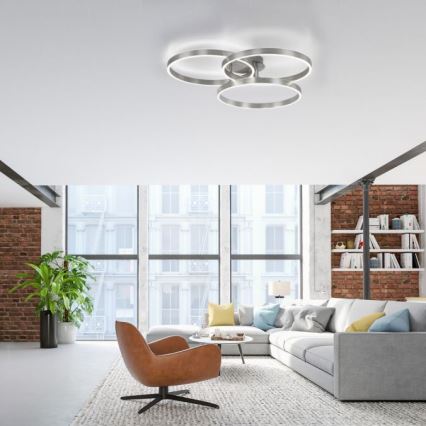 Paul Neuhaus 6233-55 - LED Dimmable ceiling light PAAN LED/45,5W/230V 2700-5000K + remote control