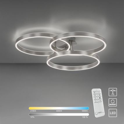 Paul Neuhaus 6233-55 - LED Dimmable ceiling light PAAN LED/45,5W/230V 2700-5000K + remote control
