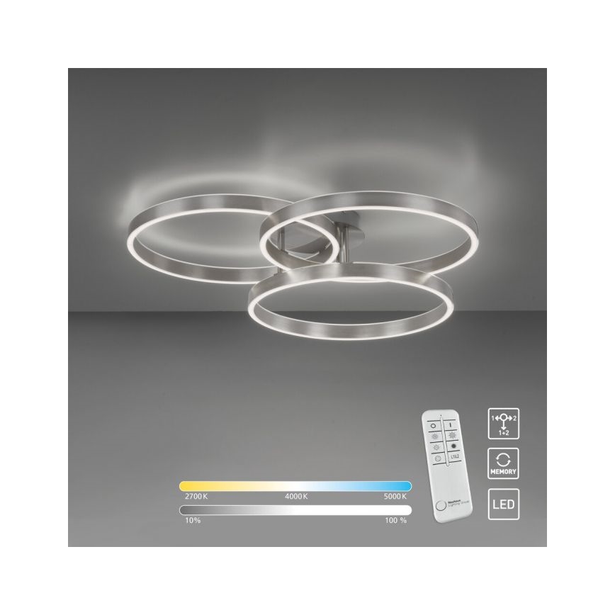 Paul Neuhaus 6233-55 - LED Dimmable ceiling light PAAN LED/45,5W/230V 2700-5000K + remote control