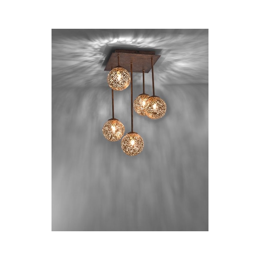 Paul Neuhaus 6234-48 - Chandelier on a pole GRETA 5xG9/40W/230V