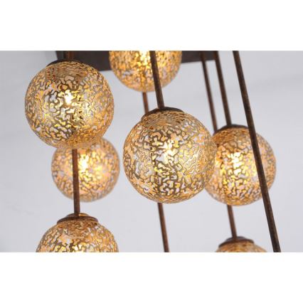 Paul Neuhaus 6238-48 - Chandelier on a pole GRETA 9xG9/40W/230V