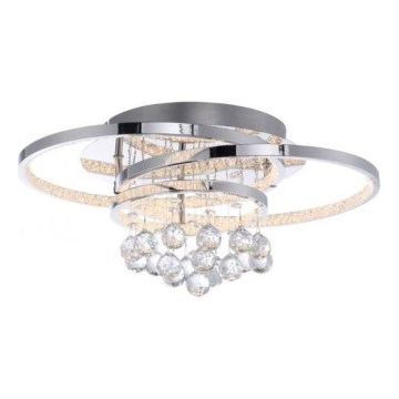 Paul Neuhaus 6267-17 - LED Dimmable ceiling light ROTAZO LED/32W/230V d. 45 cm shiny chrome