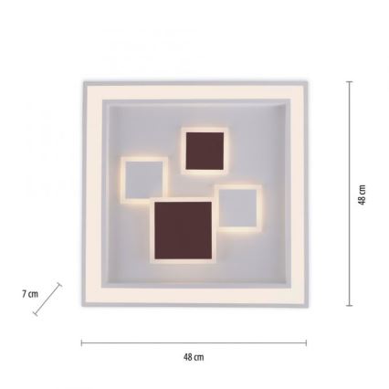 Paul Neuhaus 6283-16 - LED Dimming ceiling light ELIZA LED/30W/230V + LED/18,5W