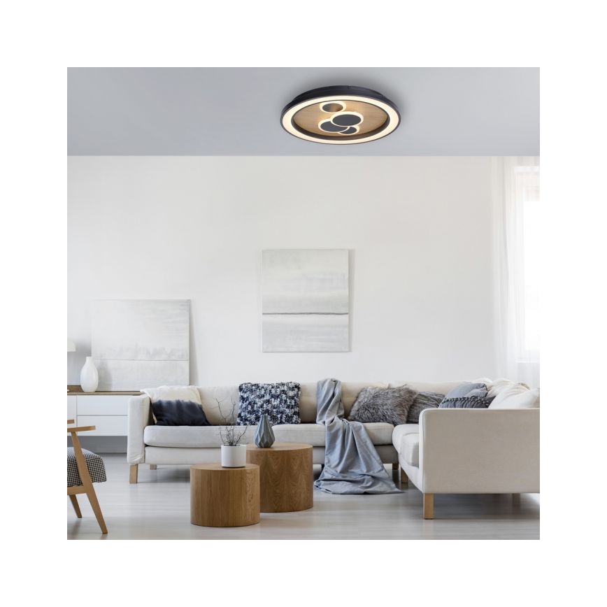 Paul Neuhaus 6284-79 - LED Ceiling light ELIZA LED/55,5W/230V d. 60 cm oak