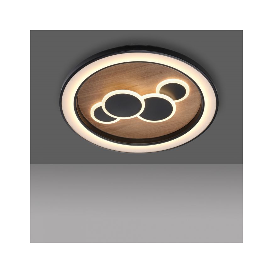 Paul Neuhaus 6284-79 - LED Ceiling light ELIZA LED/55,5W/230V d. 60 cm oak