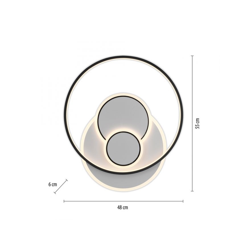 Paul Neuhaus 6392-16 - LED Ceiling light MAILAK LED/27W/230V