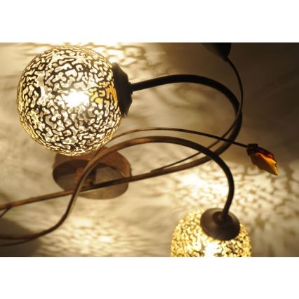 Paul Neuhaus 6395-48 - Surface-mounted chandelier GRETA 4xG9/40W/230V
