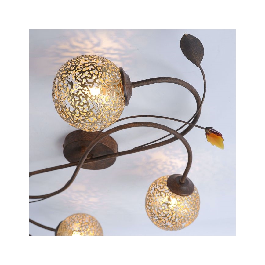 Paul Neuhaus 6395-48 - Surface-mounted chandelier GRETA 4xG9/40W/230V