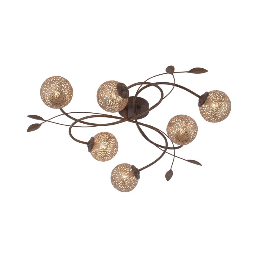 Paul Neuhaus 6398-48 - Surface-mounted chandelier GRETA 6xG9/40W/230V