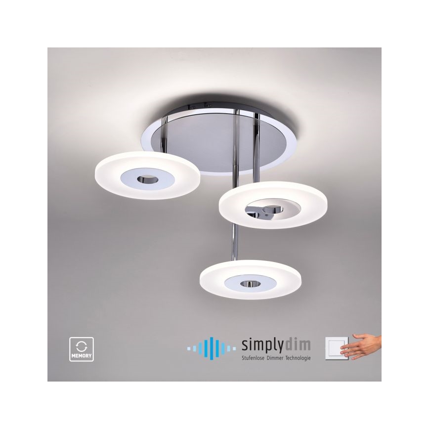 Paul Neuhaus 6446-55 - LED Dimmable chandelier ADALI 3xLED/13W/230V