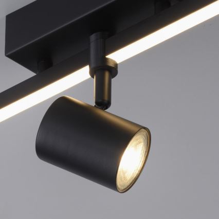 Paul Neuhaus 6523-18 - LED Spotlight BARIK 1xGU10/4,5W/230V + LED/3W