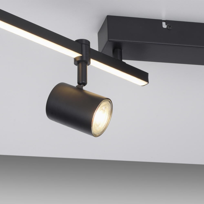 Paul Neuhaus 6525-18 - LED Spotlight BARIK 4xGU10/4,5W/230V + LED/10W