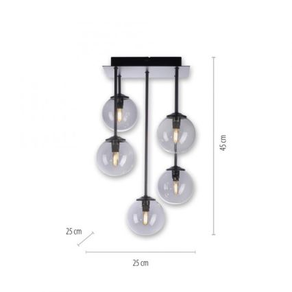 Paul Neuhaus 6719-18 - LED Chandelier on a pole WIDOW 5xG9/3W/230V