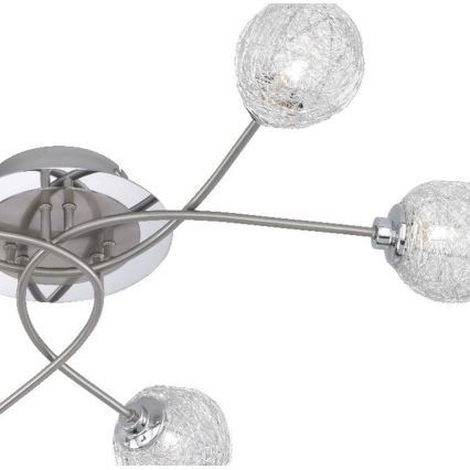 Paul Neuhaus 6796-55 - Surface-mounted chandelier WOMBLE 6xG9/28W/230V