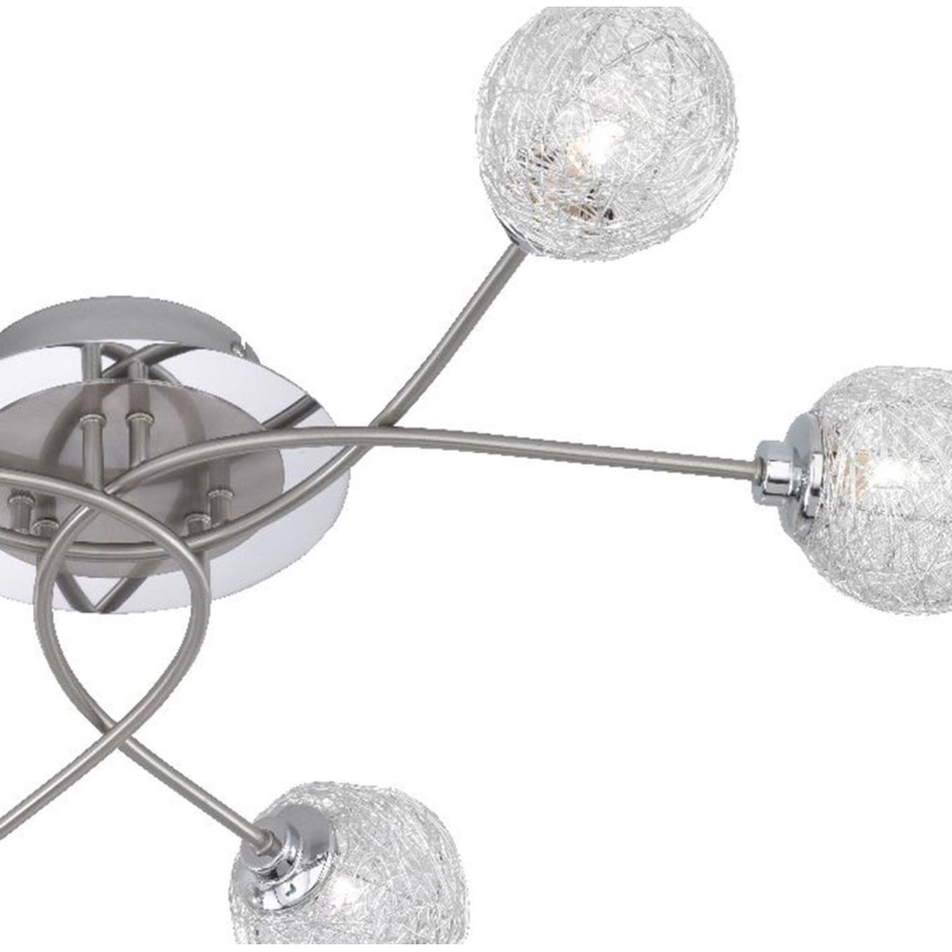 Paul Neuhaus 6796-55 - Surface-mounted chandelier WOMBLE 6xG9/28W/230V
