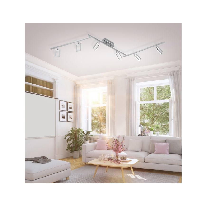 Paul Neuhaus 6965-55 - LED Dimmable spotlight INIGO 6xLED/4W/230V