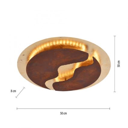 Paul Neuhaus 6983-48 - LED Dimmable ceiling light NEVIS LED/42W/230V