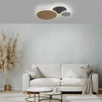 Paul Neuhaus 8007-70 - LED Dimmable ceiling light Q-PIATO LED/35W/230V 2700-5000K Wi-Fi + remote control