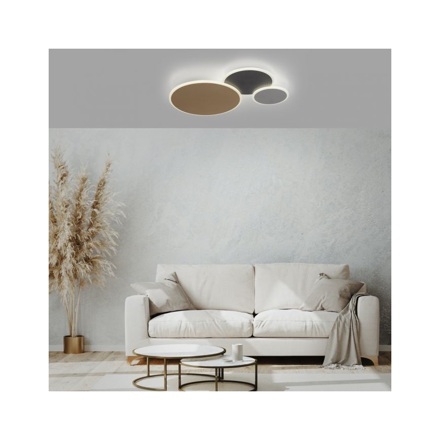 Paul Neuhaus 8007-70 - LED Dimmable ceiling light Q-PIATO LED/35W/230V 2700-5000K Wi-Fi + remote control
