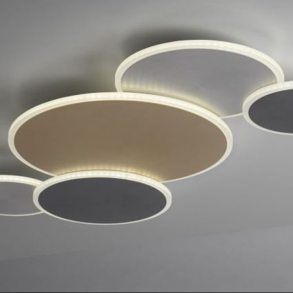 Paul Neuhaus 8008-70 - LED Dimmable ceiling light Q-PIATO LED/49W/230V 2700-5000K Wi-Fi + remote control