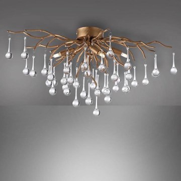 Paul Neuhaus 8090-11 - Surface-mounted chandelier ICICLE 4xG9/40W/230V