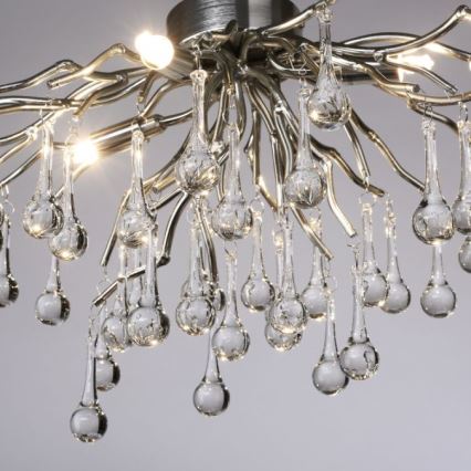 Paul Neuhaus 8090-55 - Surface-mounted chandelier ICICLE 4xG9/40W/230V