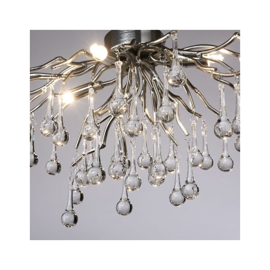 Paul Neuhaus 8090-55 - Surface-mounted chandelier ICICLE 4xG9/40W/230V