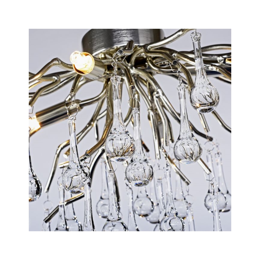 Paul Neuhaus 8090-55 - Surface-mounted chandelier ICICLE 4xG9/40W/230V