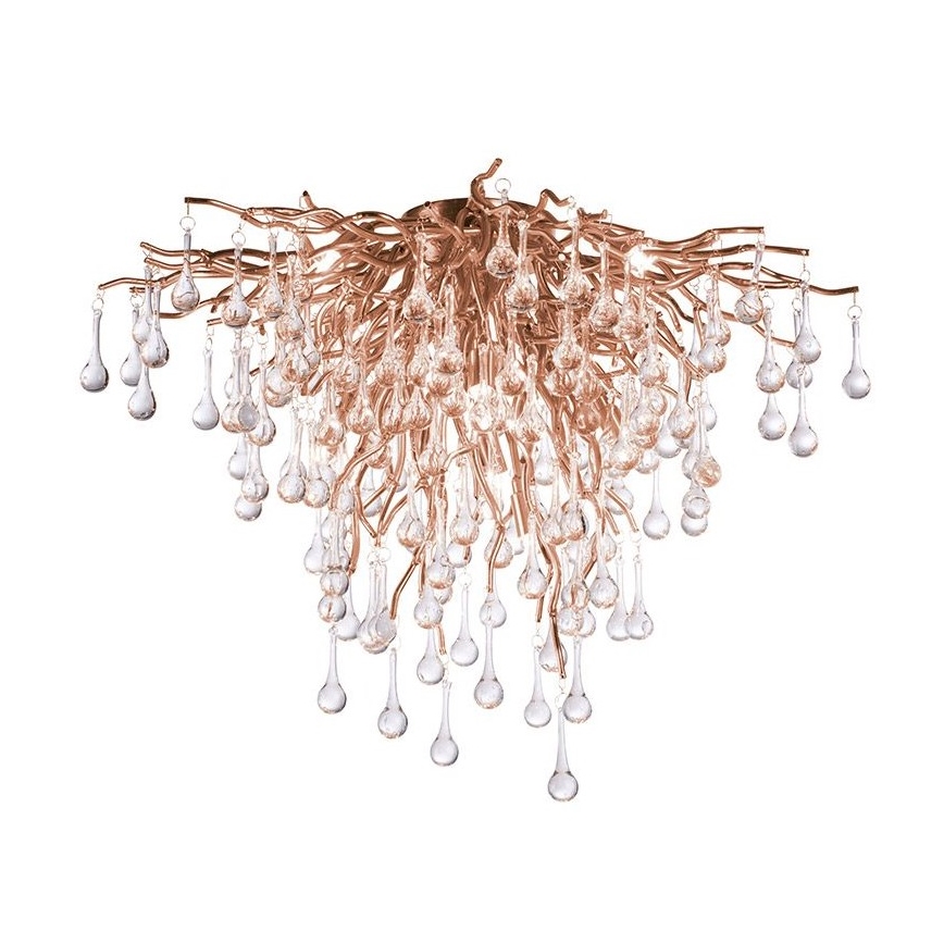 Paul Neuhaus 8091-11 - Surface-mounted chandelier ICICLE 9xG9/40W/230V