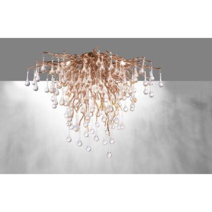 Paul Neuhaus 8091-11 - Surface-mounted chandelier ICICLE 9xG9/40W/230V