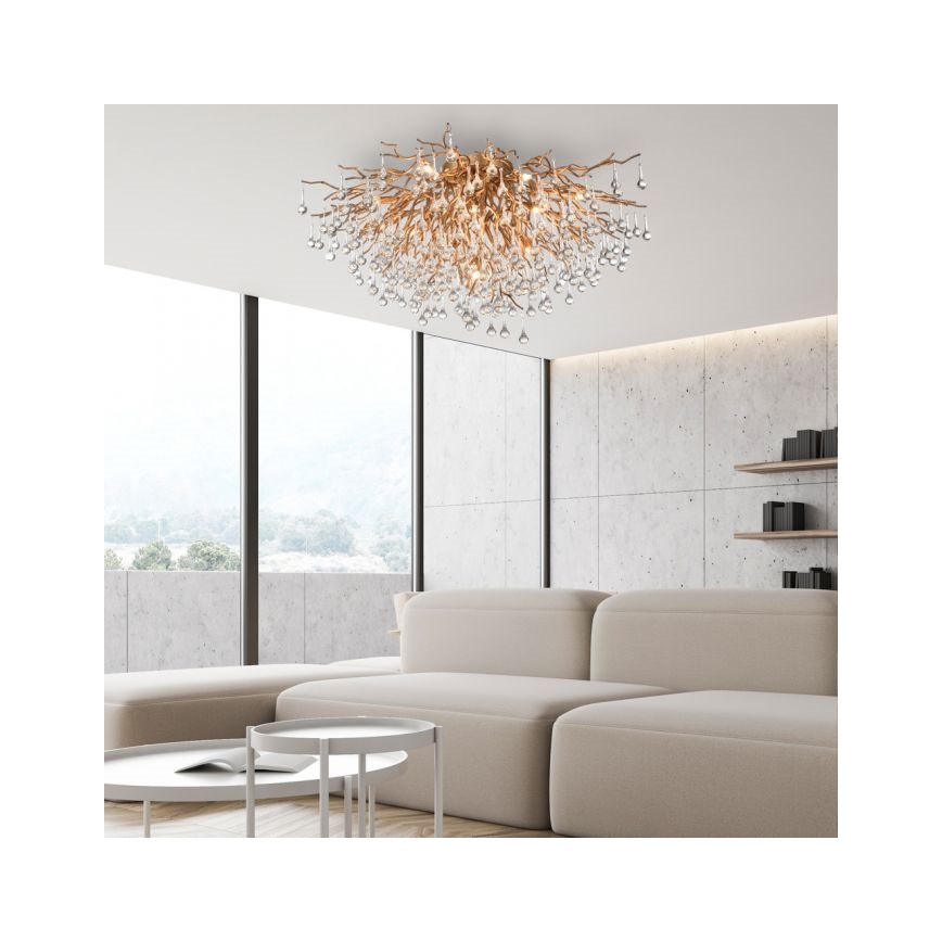 Paul Neuhaus 8092-11 - Ceiling light ICICLE 14xG9/40W/230V