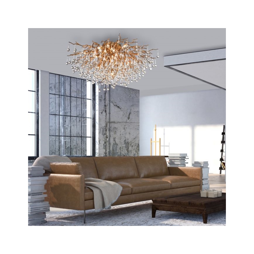 Paul Neuhaus 8092-11 - Ceiling light ICICLE 14xG9/40W/230V