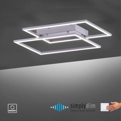 Paul Neuhaus 8192-55 - LED Dimming attached chandelier INIGO 2xLED/12W/230V