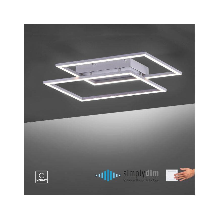 Paul Neuhaus 8192-55 - LED Dimming attached chandelier INIGO 2xLED/12W/230V