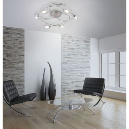 Paul Neuhaus 8250-55 - LED Dimmable surface-mounted chandelier NELIA 6xLED/3W/230V