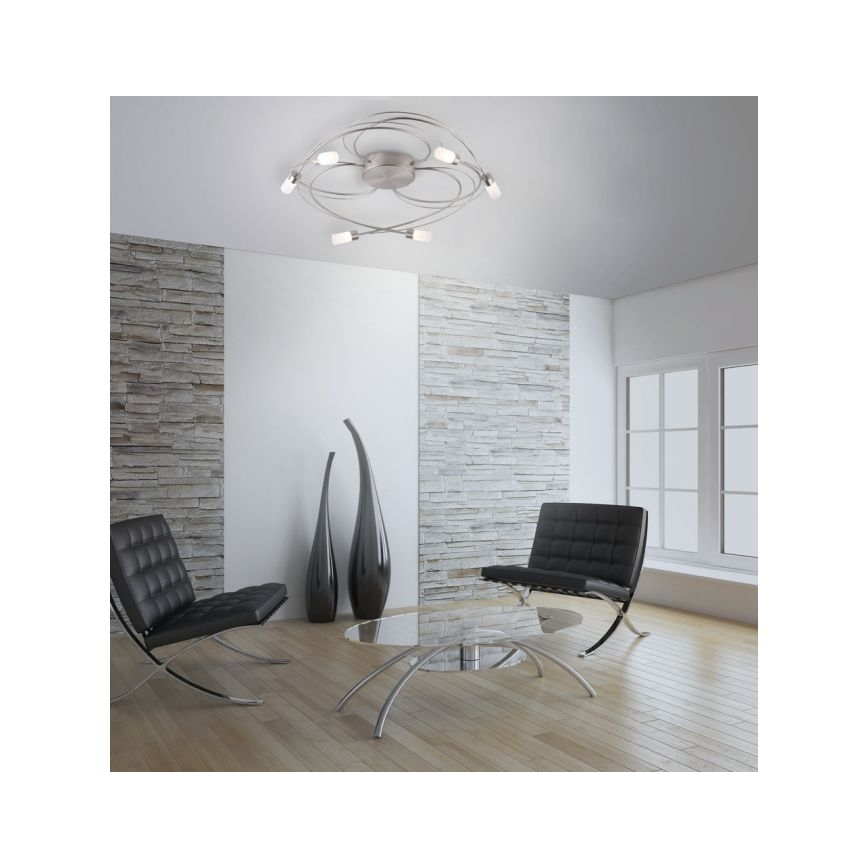 Paul Neuhaus 8250-55 - LED Dimmable surface-mounted chandelier NELIA 6xLED/3W/230V