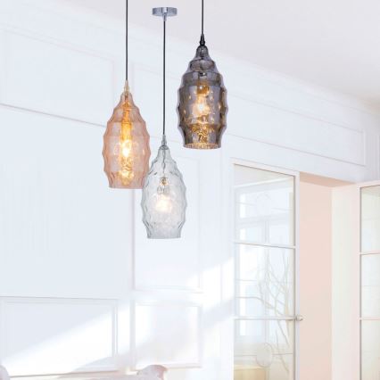 Paul Neuhaus 8267-00 - Chandelier on a string SCARLETT 1xE27/60W/230V d. 19 cm clear