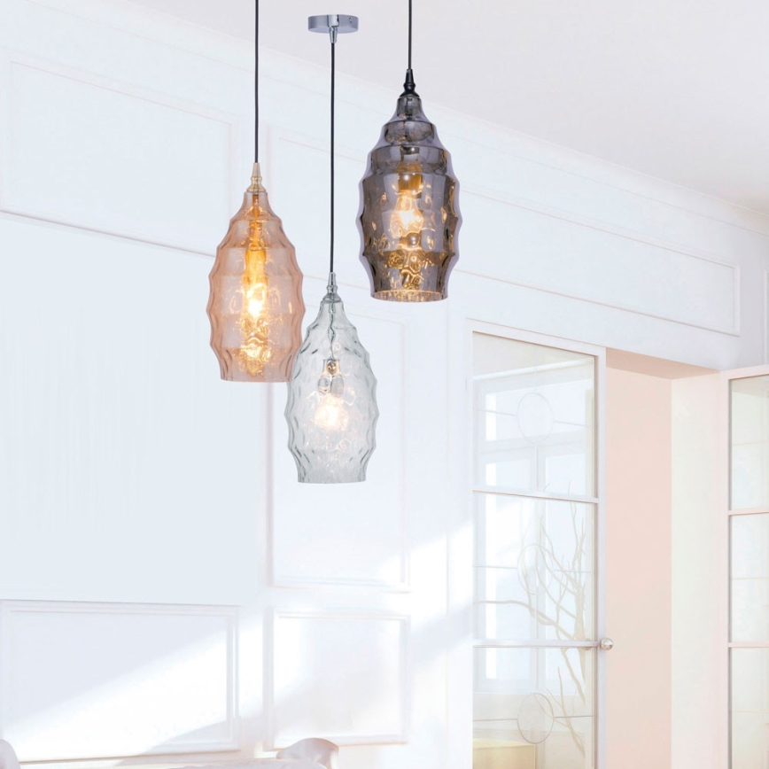 Paul Neuhaus 8267-00 - Chandelier on a string SCARLETT 1xE27/60W/230V d. 19 cm clear