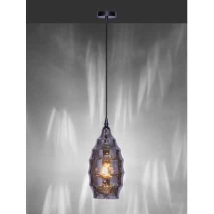 Paul Neuhaus 8267-25 - Chandelier on a string SCARLETT 1xE27/60W/230V d. 19 cm black