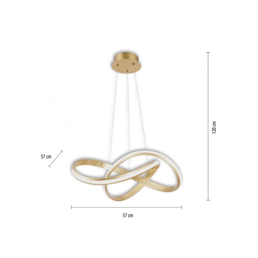 Paul Neuhaus 8291-12 - LED Dimmable chandelier on a string MELINDA LED/30W/230V