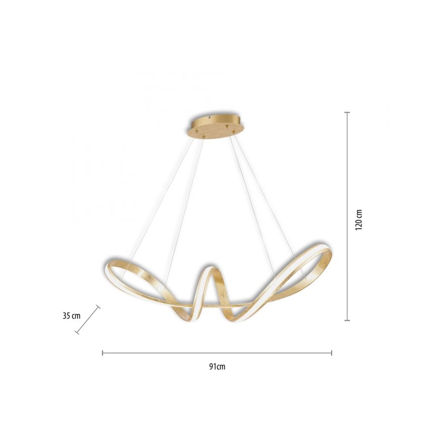 Paul Neuhaus 8292-12 - LED Dimmable chandelier on a string MELINDA LED/38W/230V