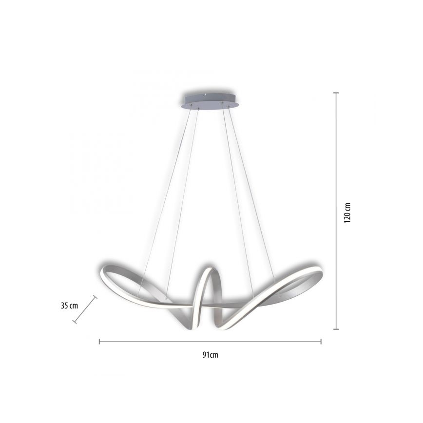Paul Neuhaus 8292-55 - LED Dimmable chandelier on a string MELINDA 1xLED/38W/230V