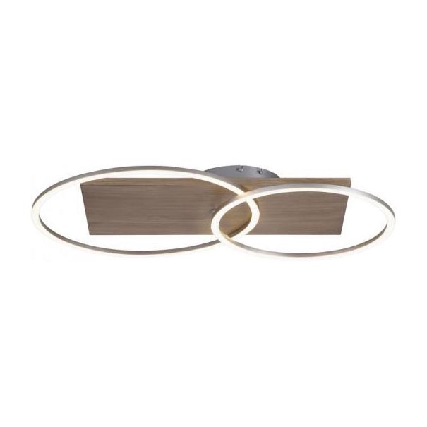 Paul Neuhaus 8329-79 - LED Dimmable surface-mounted chandelier PALMA LED/26W/230V 2700-5000K pine + remote control