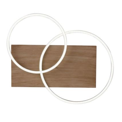 Paul Neuhaus 8329-79 - LED Dimmable surface-mounted chandelier PALMA LED/26W/230V 2700-5000K pine + remote control