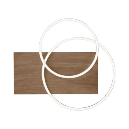 Paul Neuhaus 8329-79 - LED Dimmable surface-mounted chandelier PALMA LED/26W/230V 2700-5000K pine + remote control