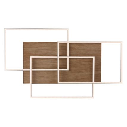 Paul Neuhaus 8330-79 - LED Dimmable surface-mounted chandelier PALMA 3xLED/12W/230V pine + remote control