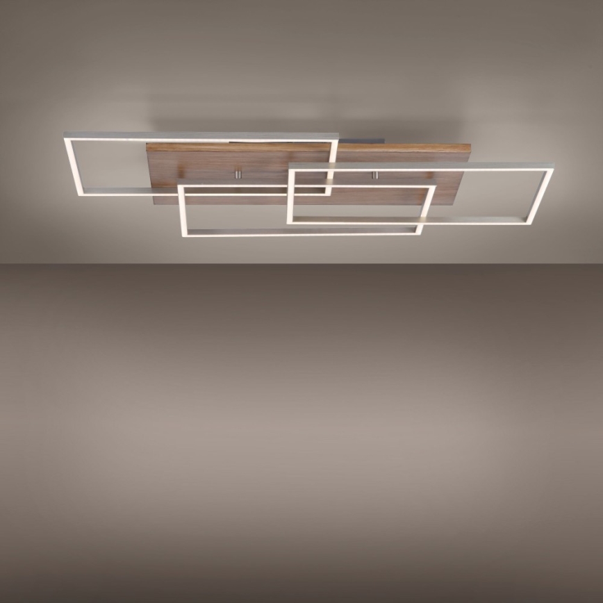 Paul Neuhaus 8330-79 - LED Dimmable surface-mounted chandelier PALMA 3xLED/12W/230V pine + remote control
