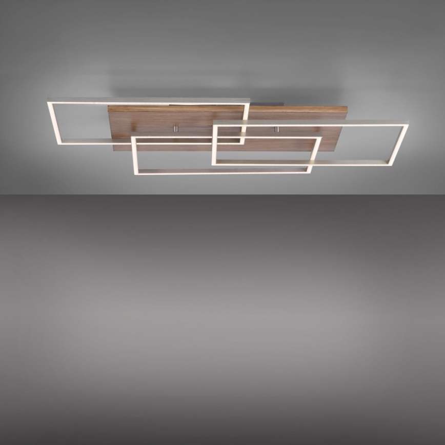 Paul Neuhaus 8330-79 - LED Dimmable surface-mounted chandelier PALMA 3xLED/12W/230V pine + remote control