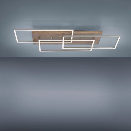 Paul Neuhaus 8330-79 - LED Dimmable surface-mounted chandelier PALMA 3xLED/12W/230V pine + remote control