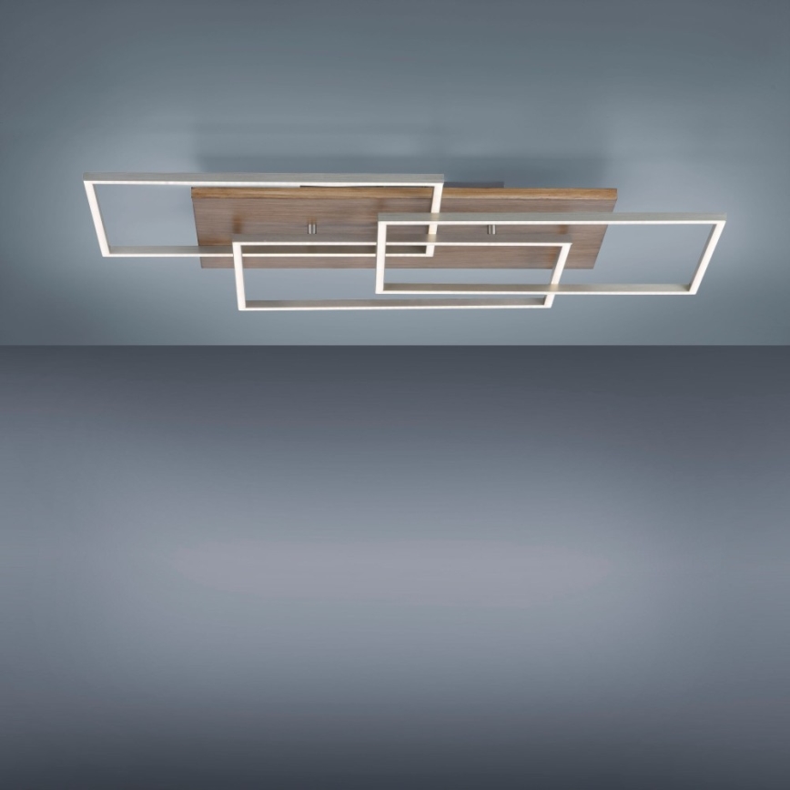 Paul Neuhaus 8330-79 - LED Dimmable surface-mounted chandelier PALMA 3xLED/12W/230V pine + remote control